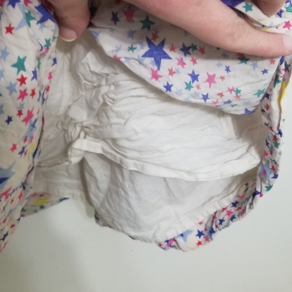 White w "Scattered Stars" dress- please read - Picture 3 of 7